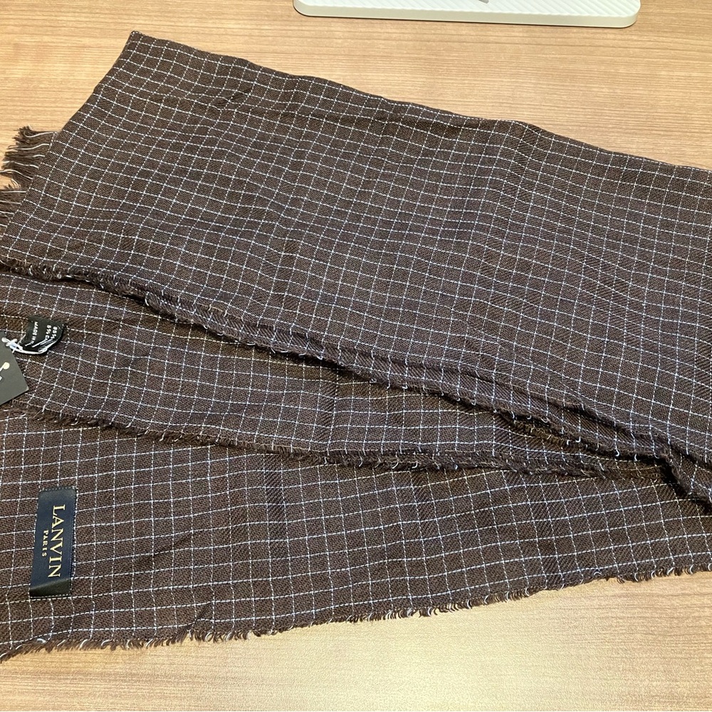 NWT - Made in Italy - Lanvin Wool & Cashmere Scarf